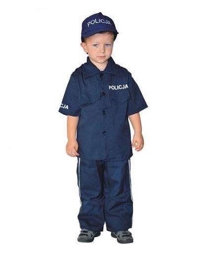 Strój Policjant Lux SD1176 110/116 z krótkim rękawem drogówka prewencja