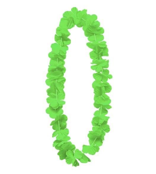 Kwiaty Hawajskie Zielone 100cm 512306 Naszyjnik