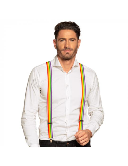 Szelki Multikolor Tęczowe Lgbt 00596