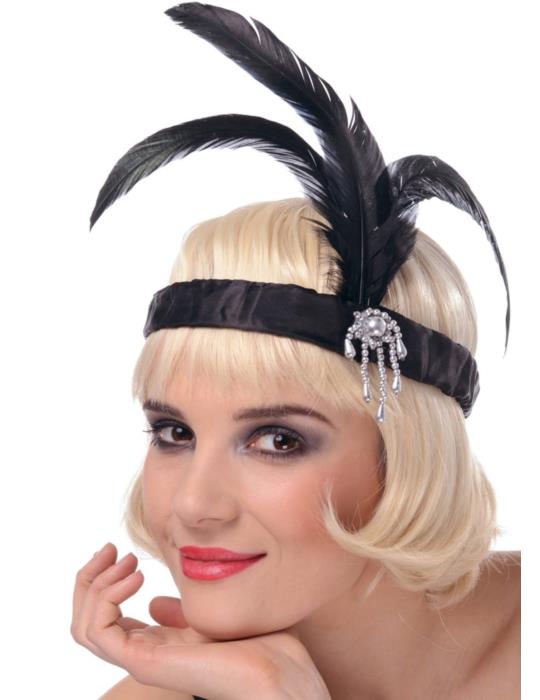 Opaska Lata XXte CA106 czarna