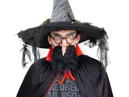 1Okulary Czarownicy z Nosem D2698 wiedżma halloween