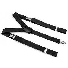 Szelki Czarne Męskie PT077 Lata XX-te Prohibicja Al Capone