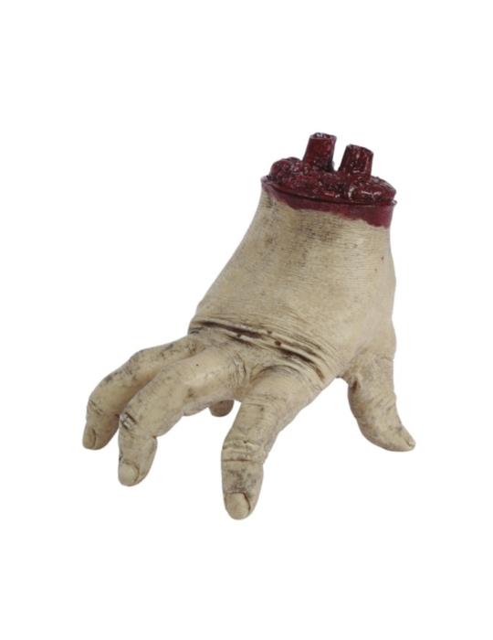 1Dekoracja Odcięta Dłoń 15cm 26553BZ Ręka Rąsia Wednesday Halloween Rodzina Adamsów