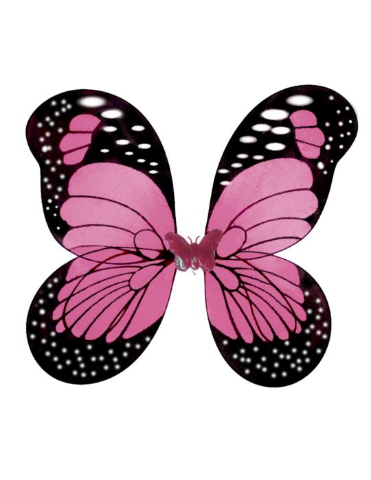 Skrzydła Motyla Duże Jasny Róż TC33291JR 41cmx45cm