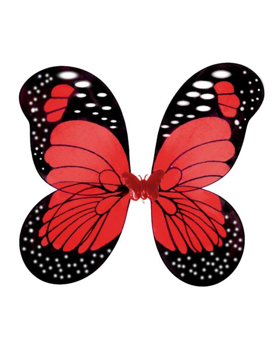 1Skrzydła Motyla Elfa Czerwone TC33291C