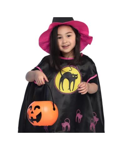 1Wiaderko Dynia Swiatło Dźwięk 74593 kubełek na cukierki halloween świecące i grające