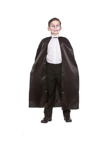 Strój Peleryna Wiązana ST801 134/140 Czarna Wampira Czarodzieja Maga Bohatera Halloween