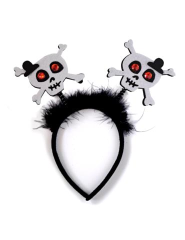1Opaska Haloween Czaszka K744