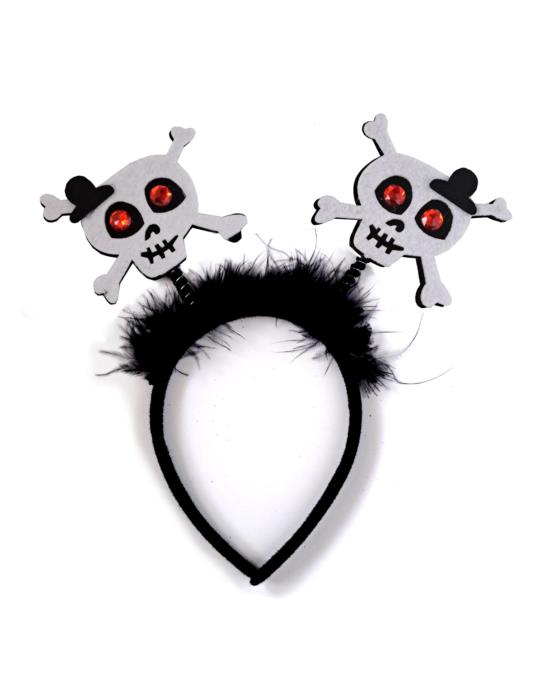 1Opaska Haloween Czaszka K744