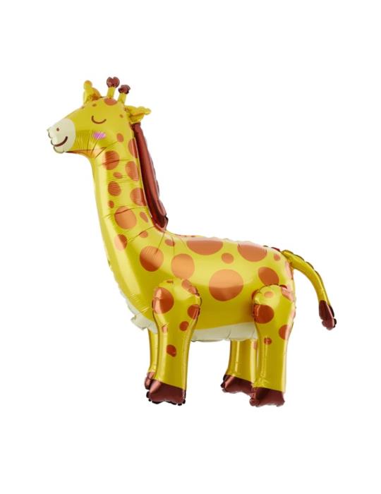 1 Balon foliowy Żyrafa 3D 69x71 138366BZ stojący ZOO