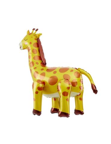 1 Balon foliowy Żyrafa 3D 69x71 138366BZ stojący ZOO