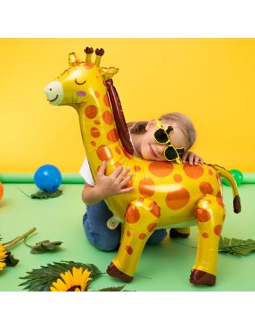 1 Balon foliowy Żyrafa 3D 69x71 138366BZ stojący ZOO