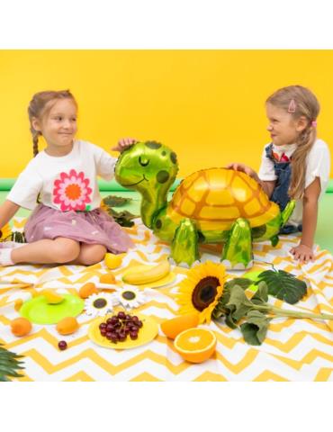 1 Balon foliowy Żółw 3D 66x44 138359BZ stojący ZOO