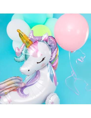 1Balon foliowy Jednorożec 61x66 138335BZ 3D stojący unicorn