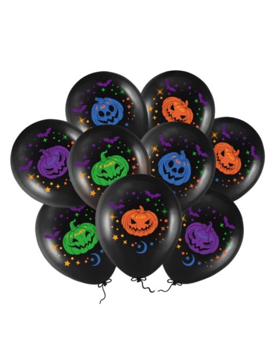 1 Balony Halloween Dynie 9szt 136973BZ