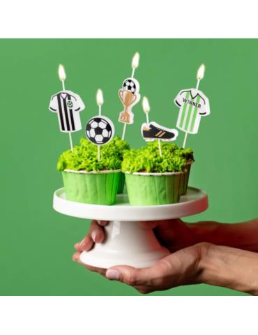 1 Świeczki urodzinowe Piłka Nożna 137963 BZ Football 5szt