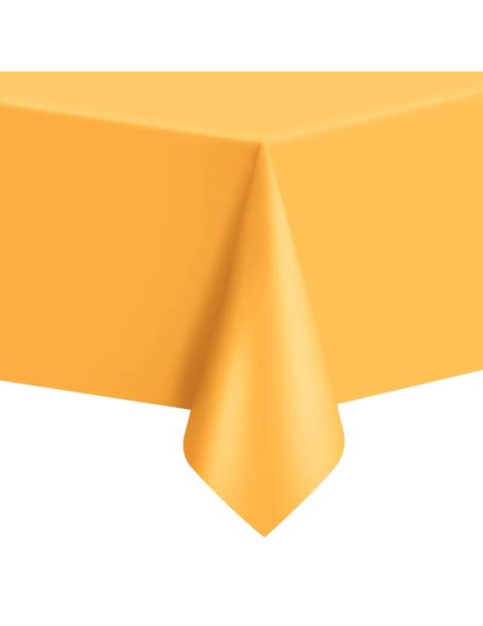 Obrus Pomarańczowy foliowy 510207 137x274 przyjęcia party imprezy