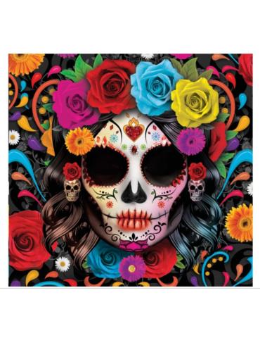 Serwetki Meksykańskie Halloween 24765BZ 12szt 33x33cm Día de Muertos Meksykańskie Święto Śmierci