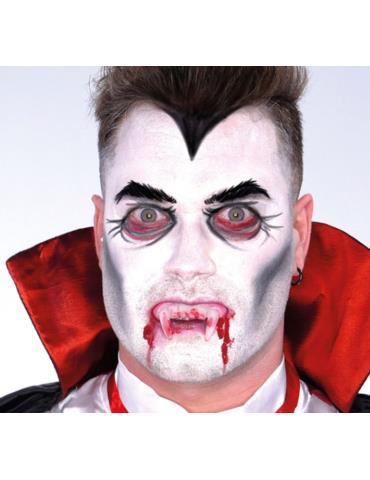 Zestaw do makijażu Wampir LUX 15874BZ Drakula Halloween zęby krew naszyjnik farbki