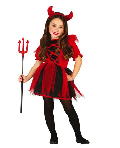 Strój Diablica Super 122/128 85503BZ Halloween Andrzejki