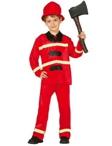 Strój Strażak Czerwony 110/116 85588BZ