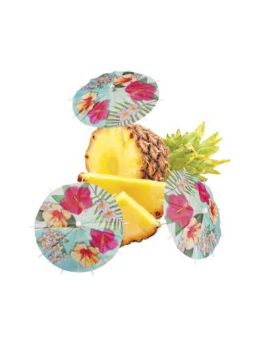 Hawajskie wykałaczki parasolki 6sz 52483