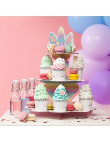 Papilotki do babeczek Jednorożec 512333 6 sztuk muffinki