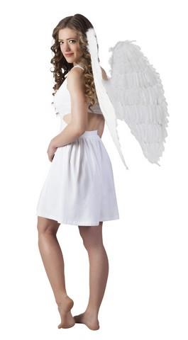 Skrzydła Anioła Gigant Białe 52801 duże z piór 65x65cm