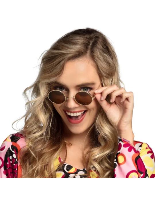 Okulary lenonki Brązowe LUX 02500B