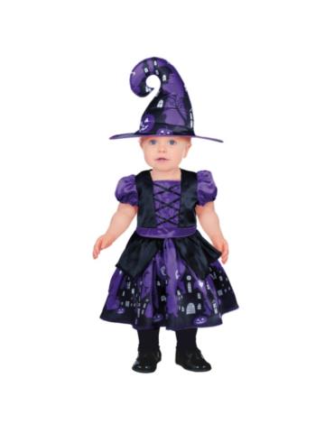 1 Strój Czarownica Fioletowa 76107BZ 86/92cm