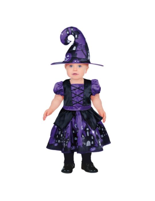 1 Strój Czarownica Fioletowa 76107BZ 86/92cm