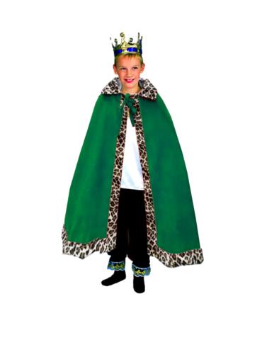 Strój Baltazar Peleryna ST113 134/140 Król Zielony Jasełka Orszak Trzech Króli