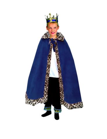 Strój Melchior Peleryna ST114 134/140 Król Niebieski Jasełka Orszak Trzech Króli