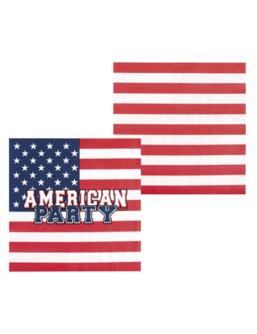 Serwetki USA Ameryka flaga 12szt. 44957