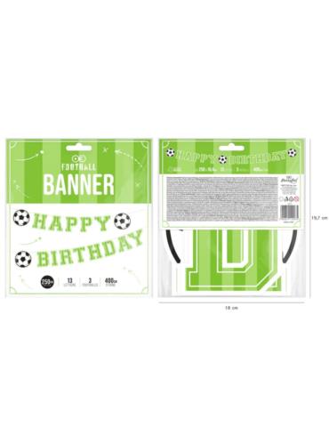 Baner Girlanda Piłka Nożna 250cm 129975 urodziny football