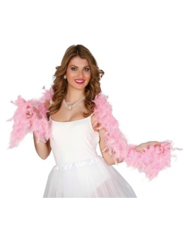 Szal Boa Lux 40g jasny róż 16346BZ