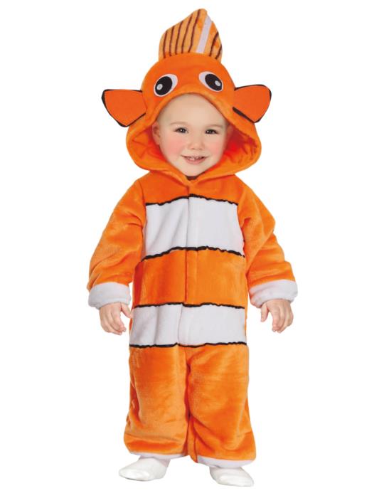 Strój Rybka Nemo Kombinezon 76091BZ 86-92cm Pomarańczowa Podwodny Świat