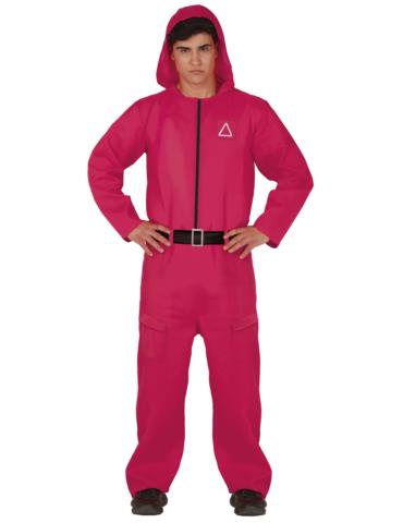 Ad Strój Squid Kombinezon 79445BZ XL męski czerwony gracz strażnik game