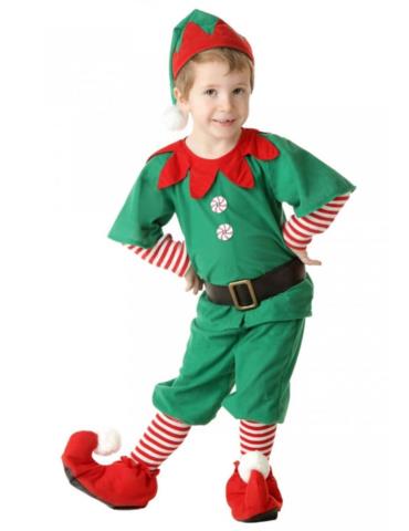 Strój Elf Lux ST799 122/128 Pomocnik Mikołaja