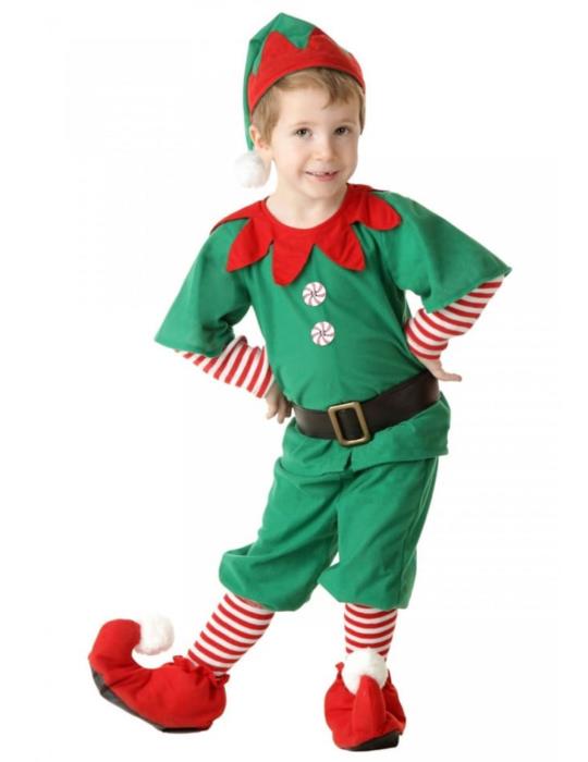 Strój Elf Lux ST799 122/128 Pomocnik Mikołaja