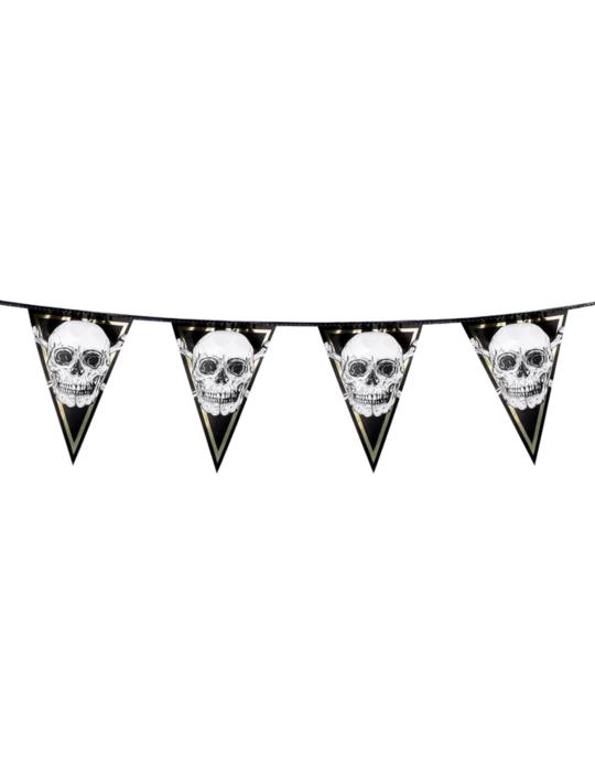 1 Banner flagi pirackie baner 4m 74101 dekorcja girlanda piracka