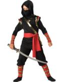 Strój Ninja Wojownik ST723 134/140
