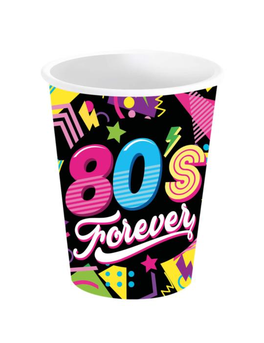 Kubeczki DISCO lata 80-te 6szt 31127 240ml