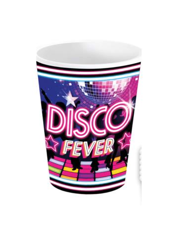 Kubeczki DISCO FEVER 6szt 31143 LATA 80-TE 240ml Gorączka sobotniej nocy