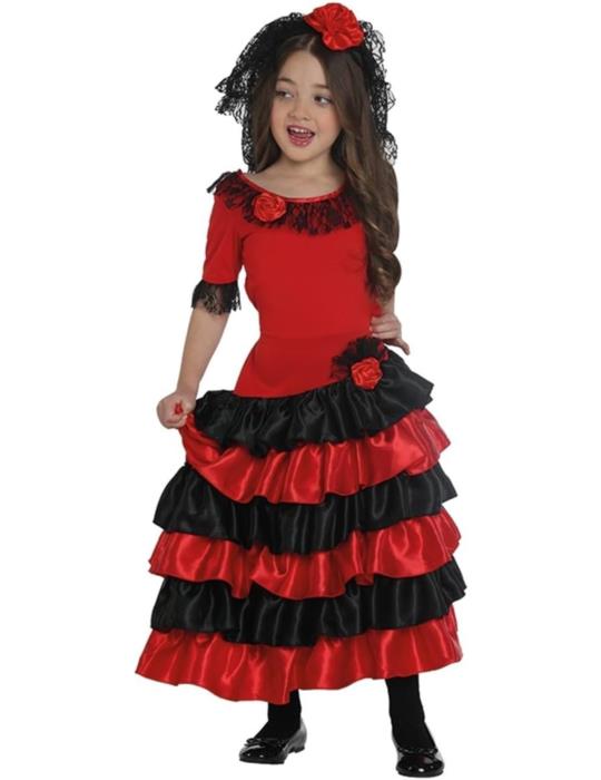 Strój Hiszpanka Flamenco ST843 134/140