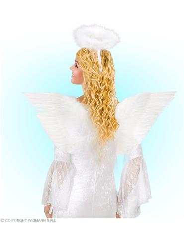 Skrzydła Anioła z piór 78x36cm 8670AW Anielskie LUX na Jasełka