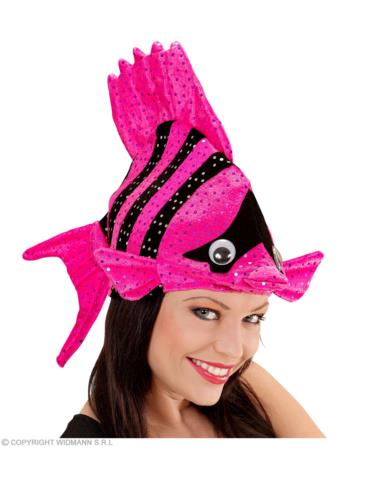 Czapka Ryba Różowa 01093W Nemo Podwodny świat