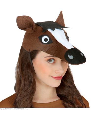 Czapka Koń Konia Brązowa 11757W Konika