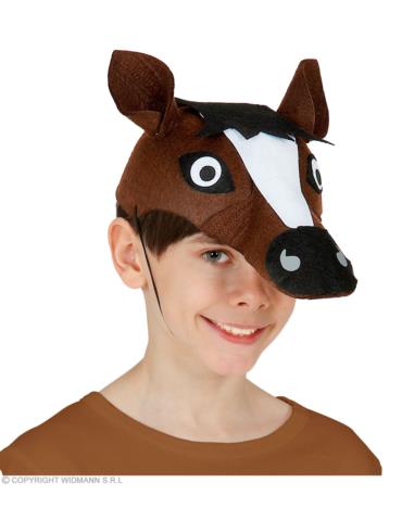 Czapka Koń Konia Brązowa 11757W Konika