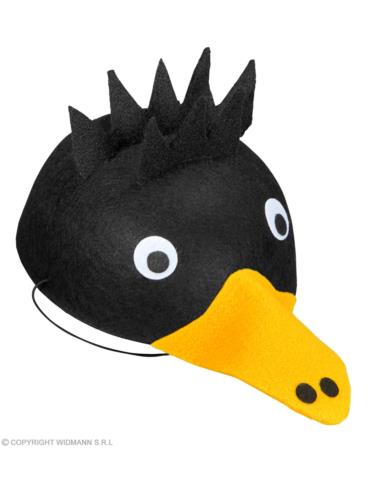 Czapka Kruk Wrona Ptak Czarny 11753W